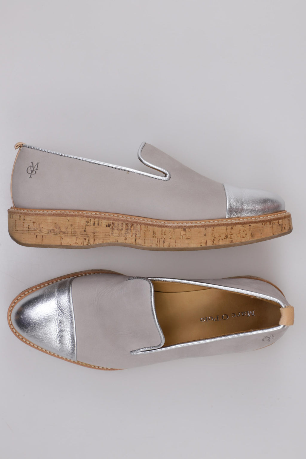 Marc O'Polo Women's Low Shoe Gray EU 37 Leather 5