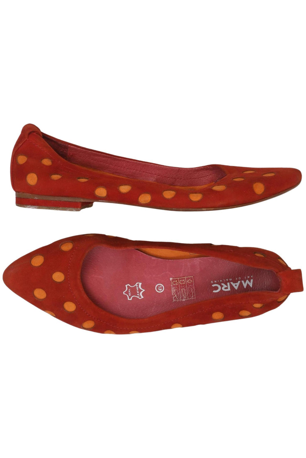 Marc Shoes Ballerina Red EU 37.5 Leather 3