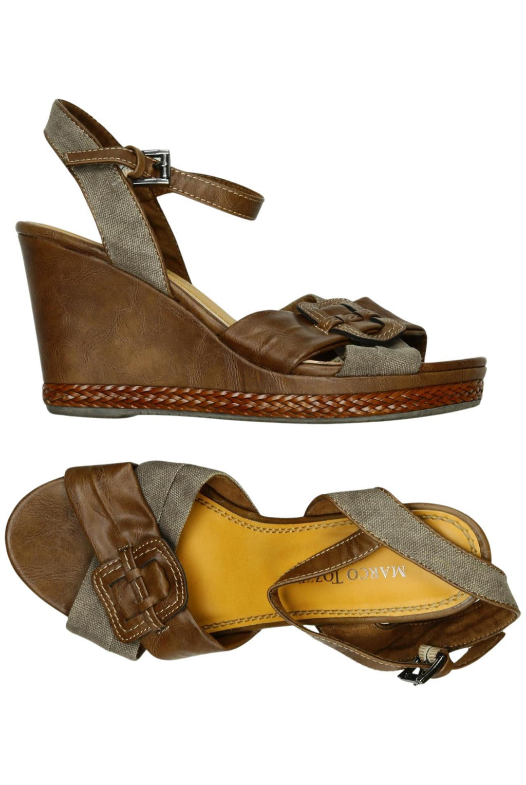 Marco Tozzi Damensandalen Braun EU 38 Kunstleder 6