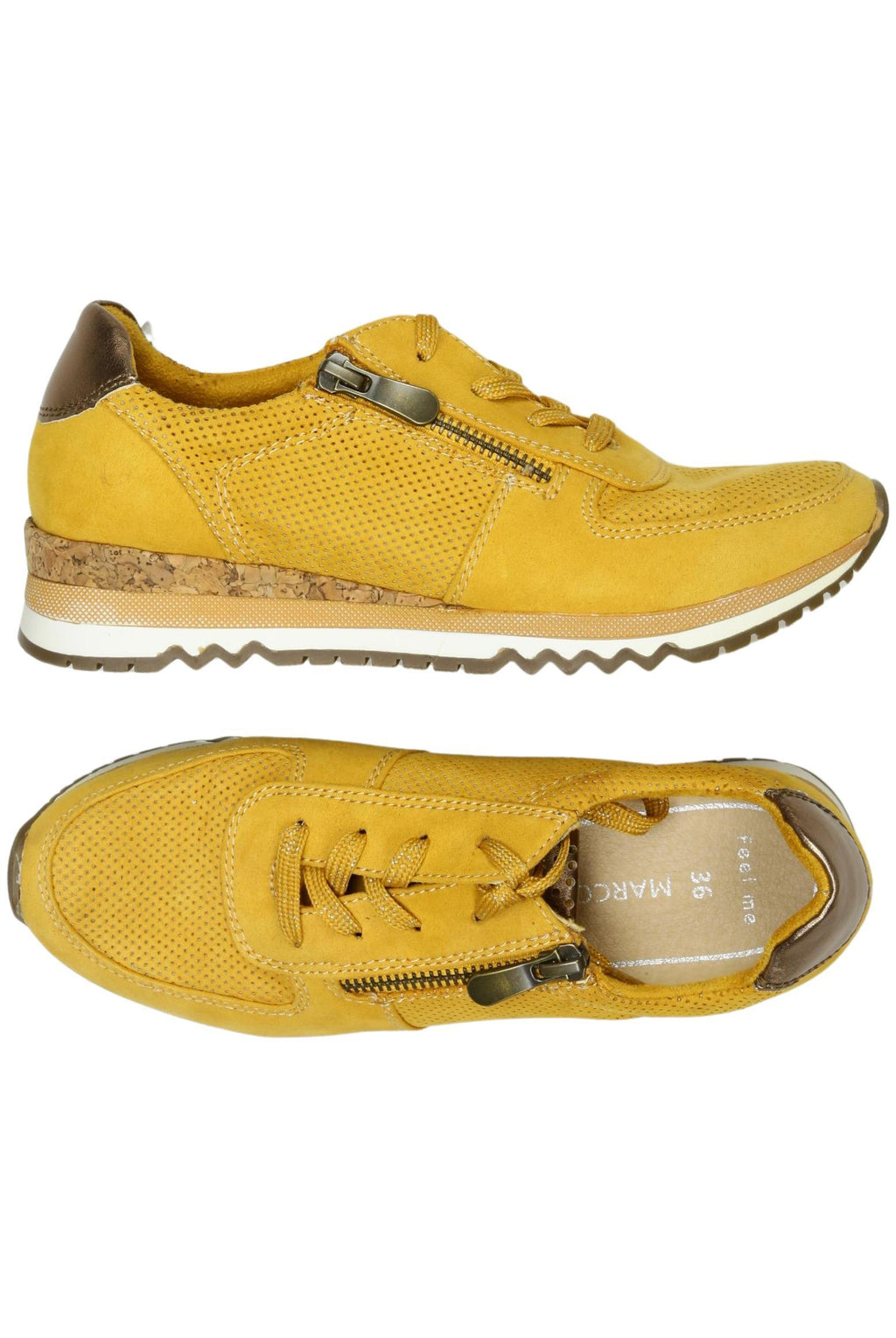 Marco Tozzi Women's Sneaker Yellow EU 36 Synthetic Leather 2