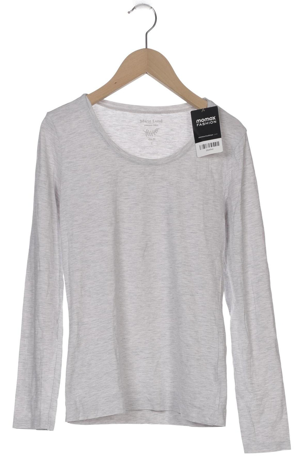 Marie Lund Women Long Sleeve Shirt Gray Size S 3