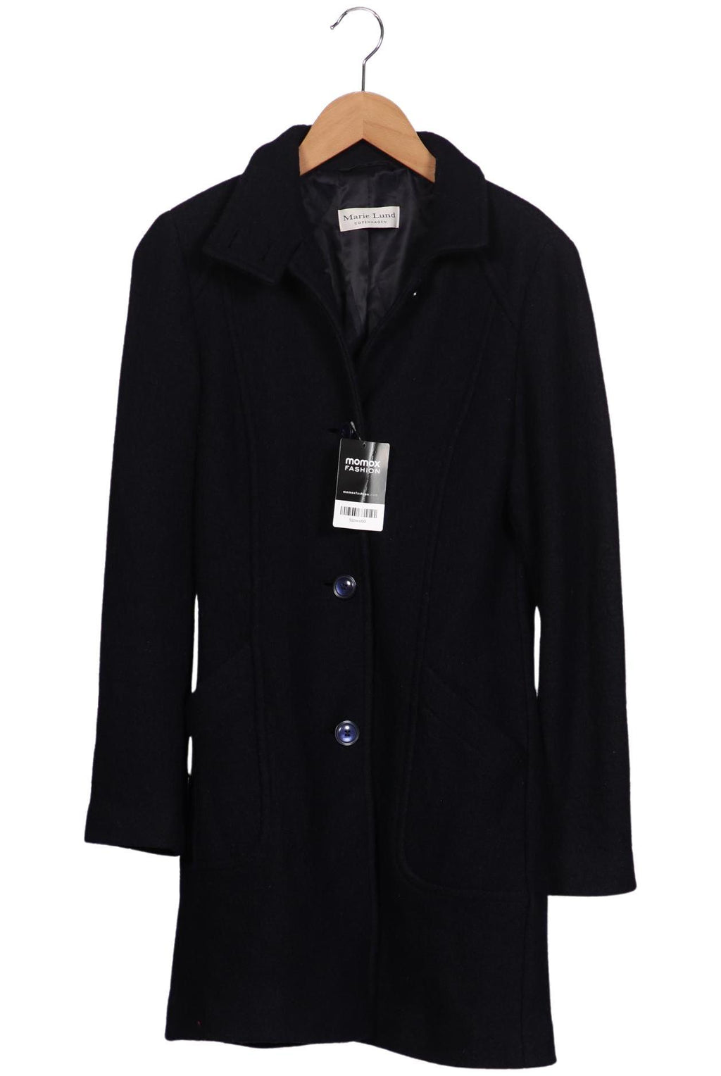 Marie Lund Women Coat Navy EU 36 2