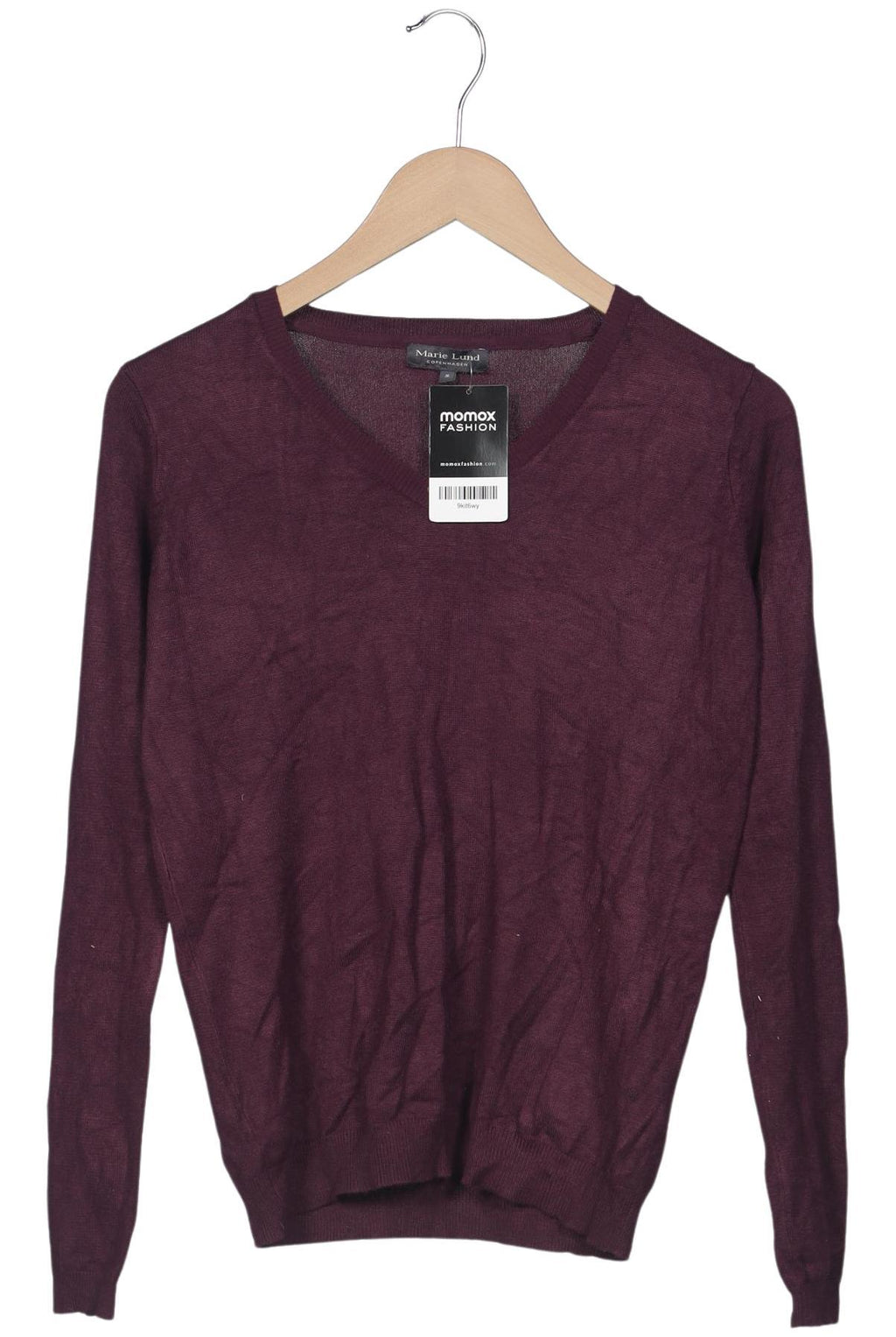 Marie Lund Damen Pullover Bordeaux Gr. S 6