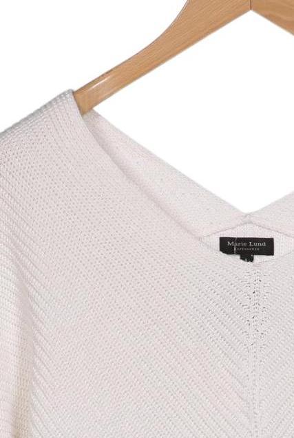 Marie Lund Women's Pullover Cream White Size S 6