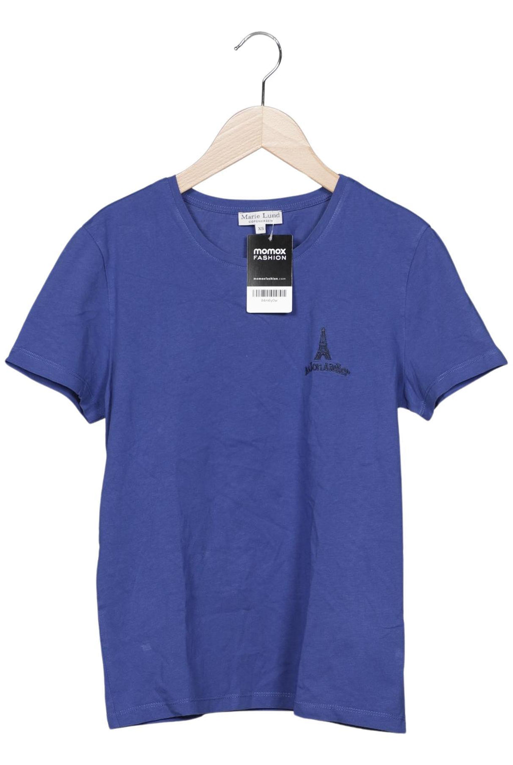 Marie Lund Women T-Shirt Blue XS Cotton 4