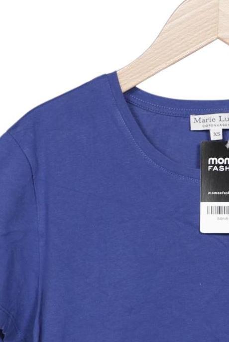 Marie Lund Women T-Shirt Blue XS Cotton 5