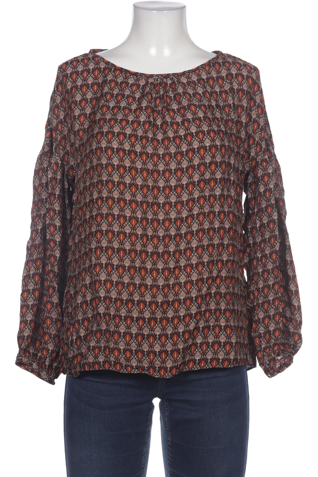Massimo Dutti Women's Blouse Brown L 4