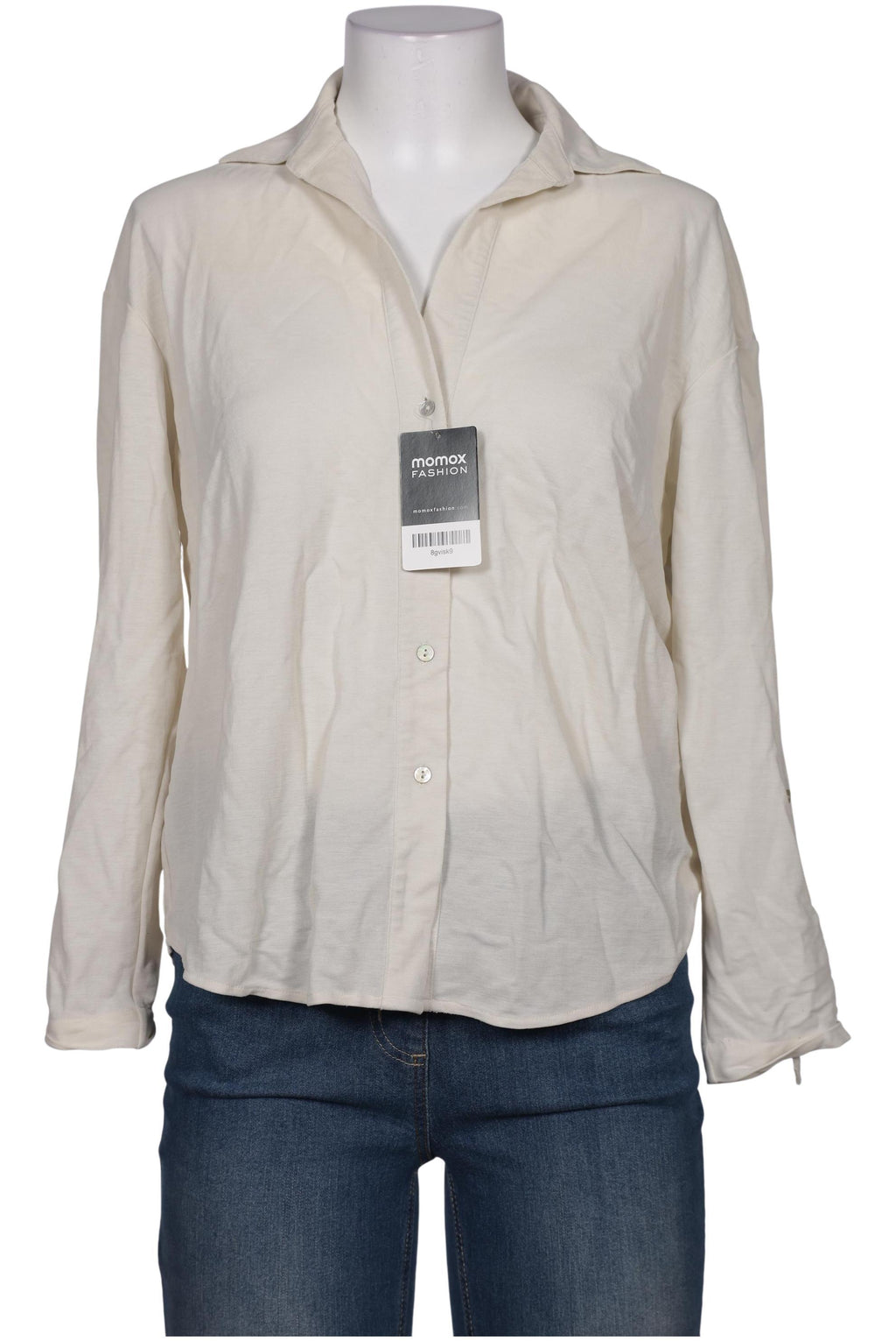 Massimo Dutti Women's Blouse Cream White Size S 5
