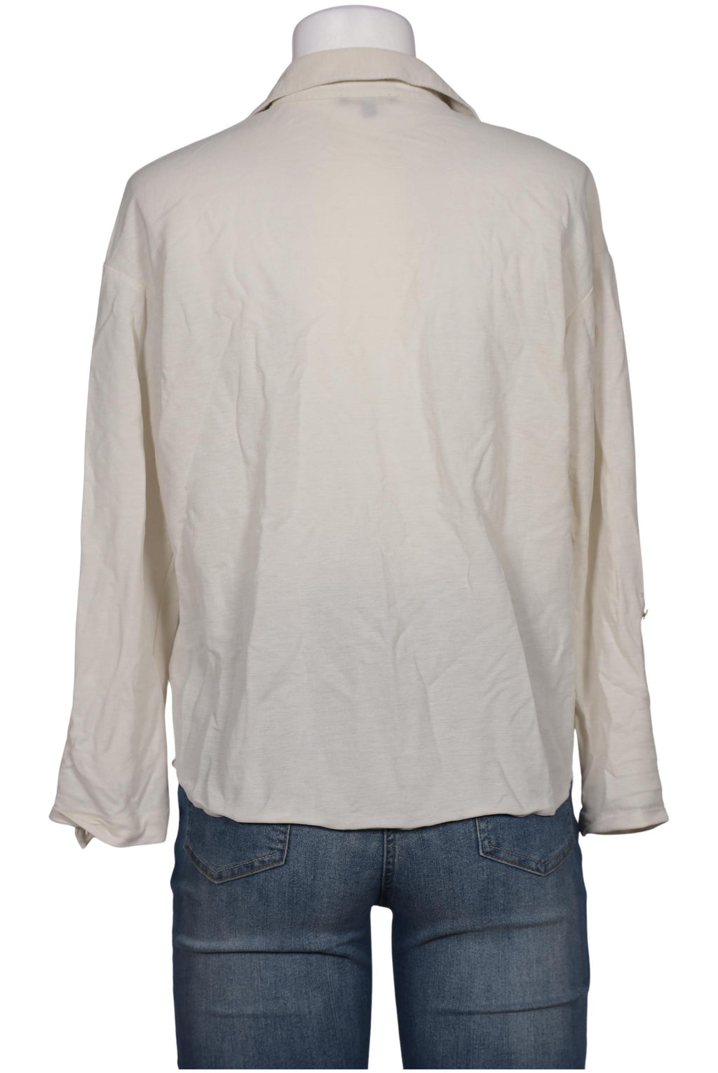 Massimo Dutti Women's Blouse Cream White Size S 6