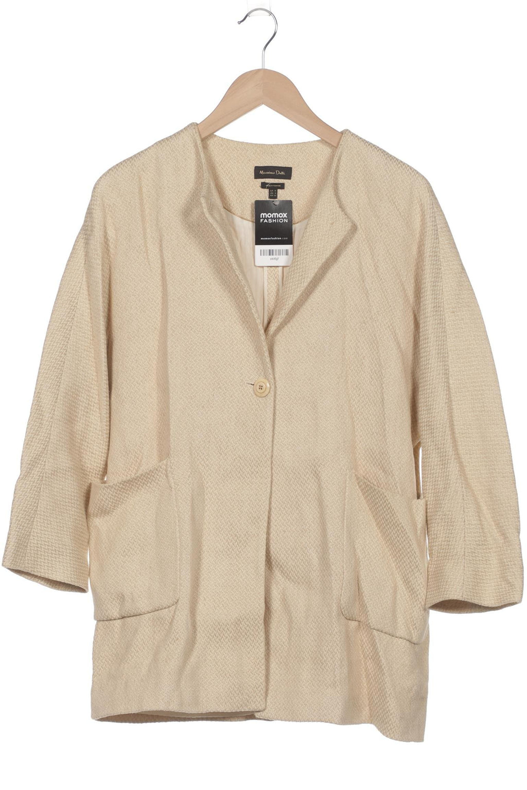 Massimo Dutti Women Coat Beige M 5