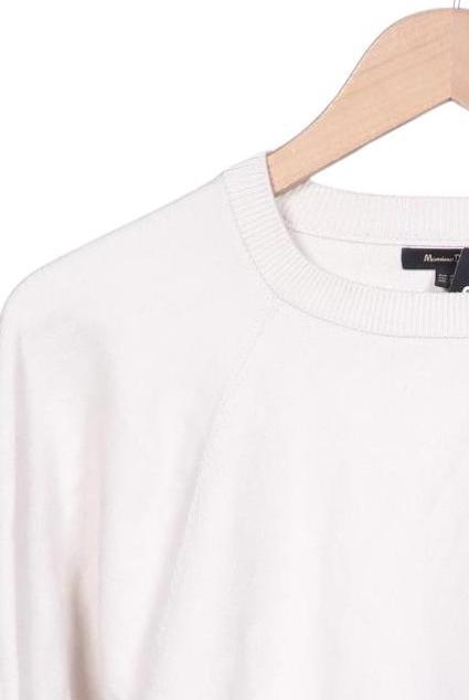 Massimo Dutti Women's Sweater Cream White M 5