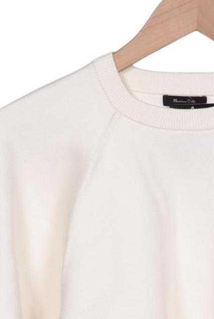 Massimo Dutti Women's Sweater Cream White M 7