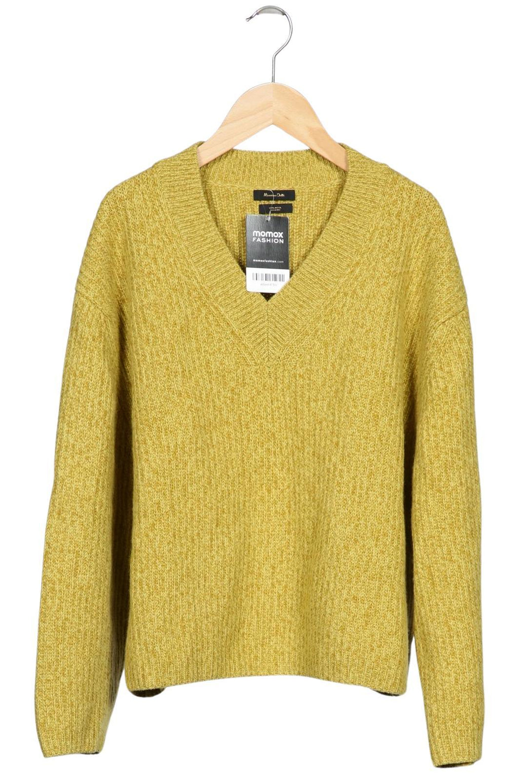 Massimo Dutti Women Sweater Yellow M Wool 2