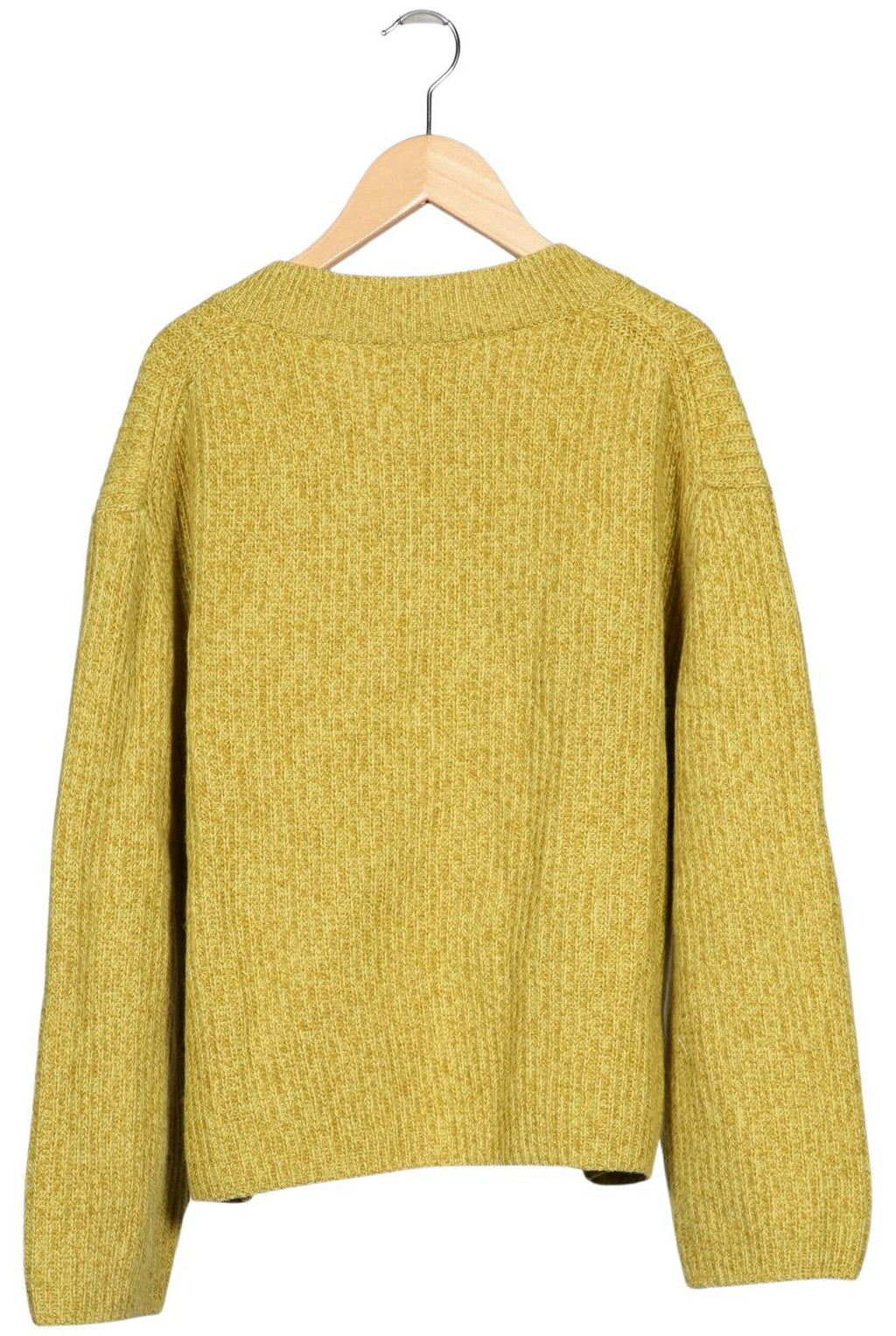 Massimo Dutti Women Sweater Yellow M Wool 3