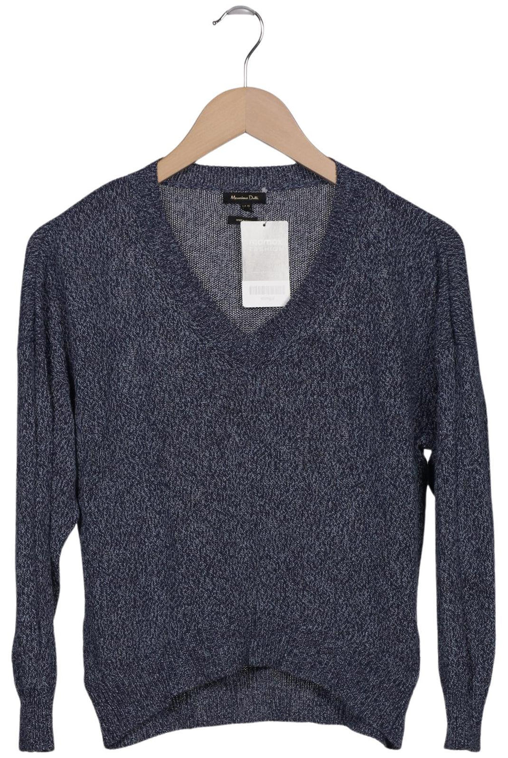 Massimo Dutti Women's Sweater Navy Size XS 2