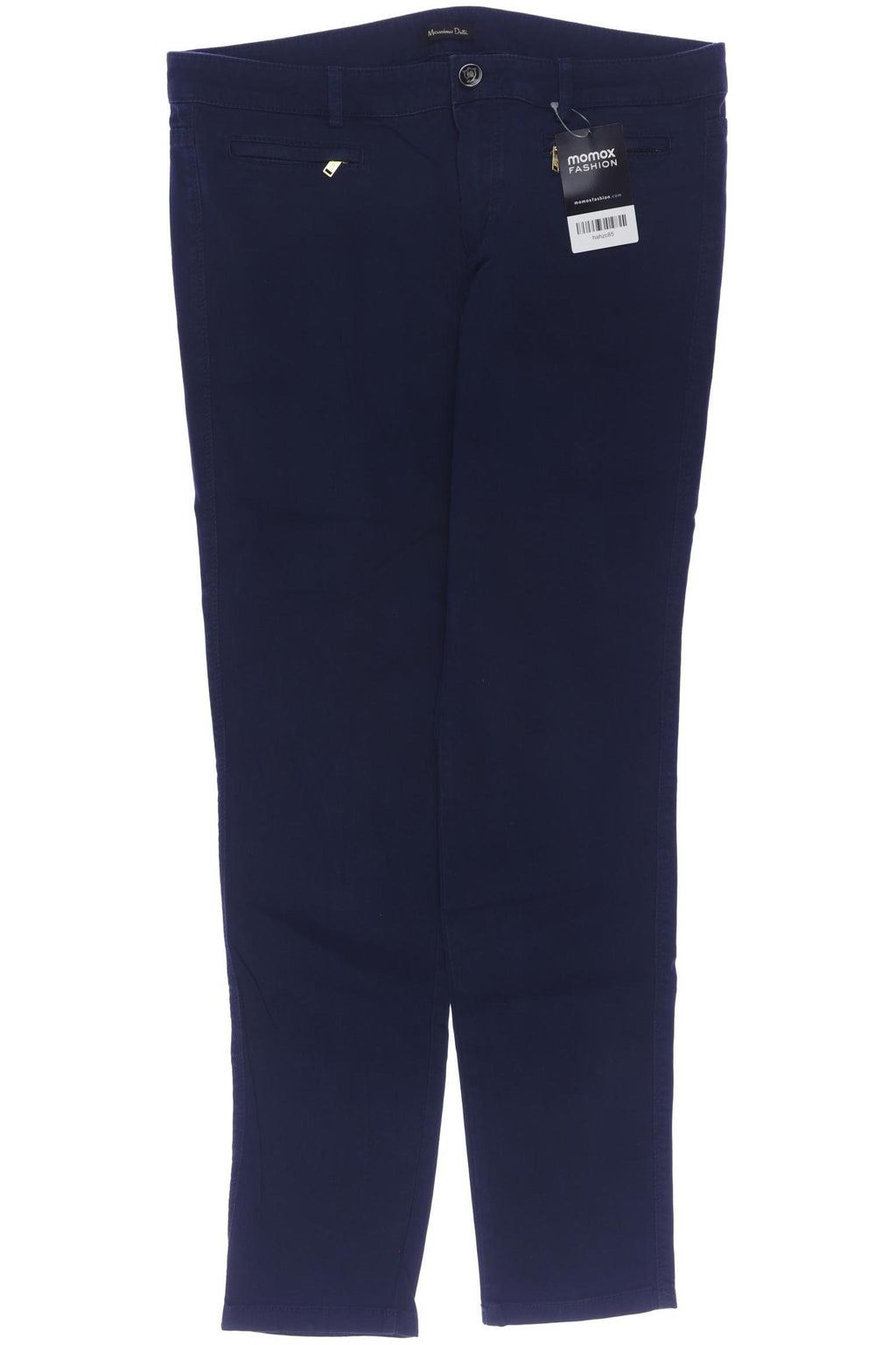 Massimo Dutti Damen Stoffhose Marineblau EU 40 4