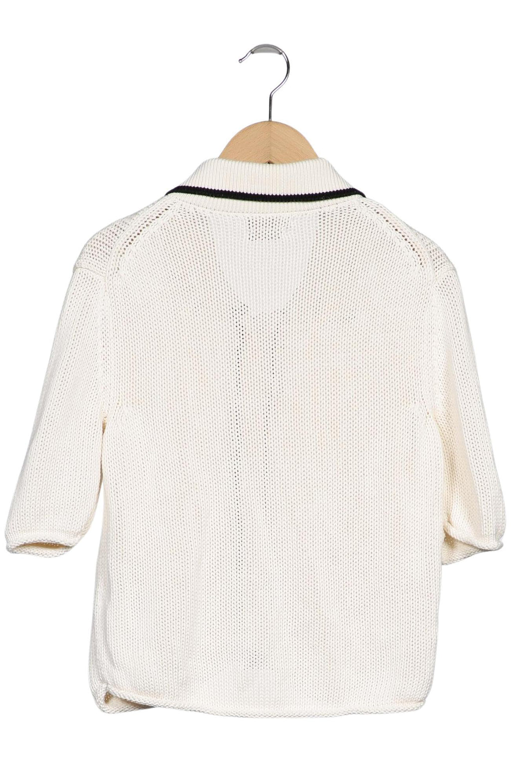 Massimo Dutti Women's Cardigan Cream White Size XS Cotton 6