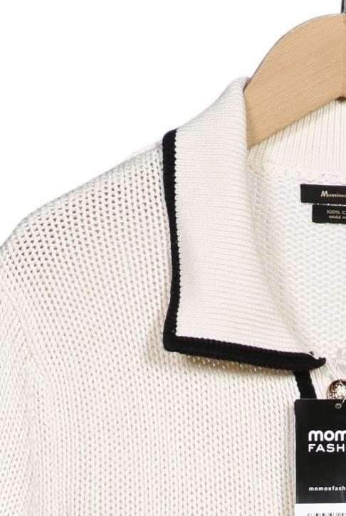 Massimo Dutti Women's Cardigan Cream White Size XS Cotton 7