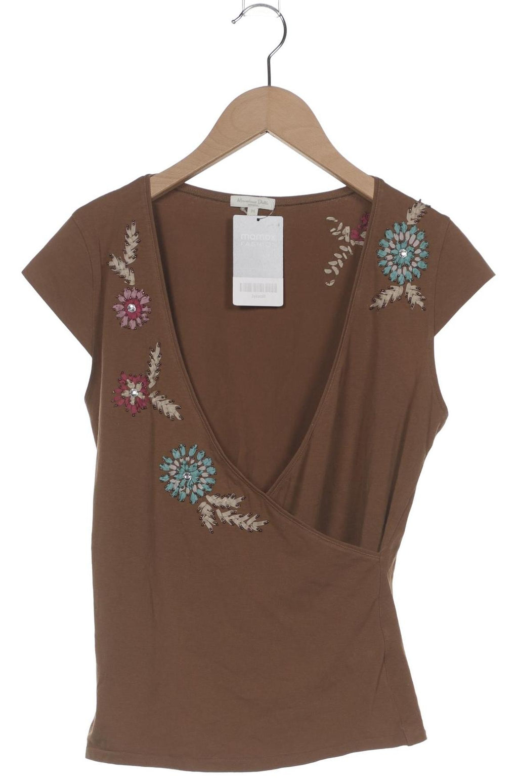 Massimo Dutti T-Shirt Brown M 4