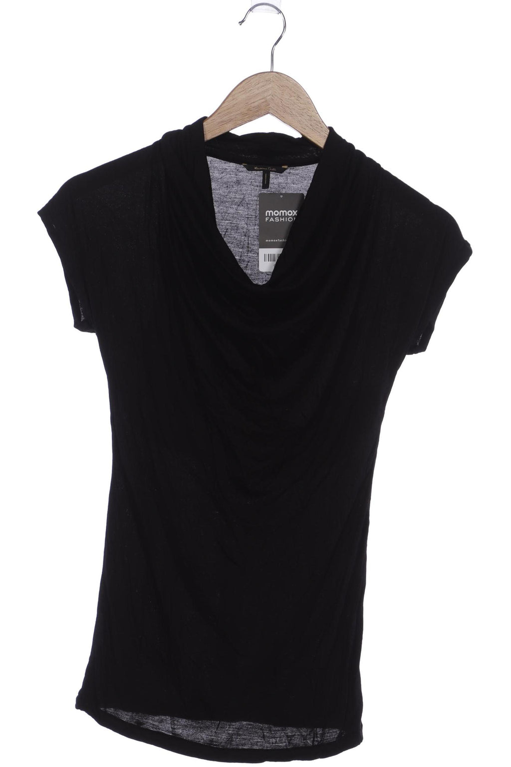 Massimo Dutti Women's T-Shirt Black Size XS 7
