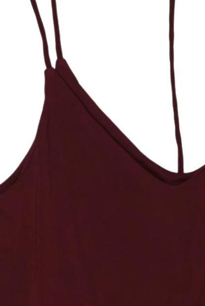 Massimo Dutti Women's Top Bordeaux XS 4