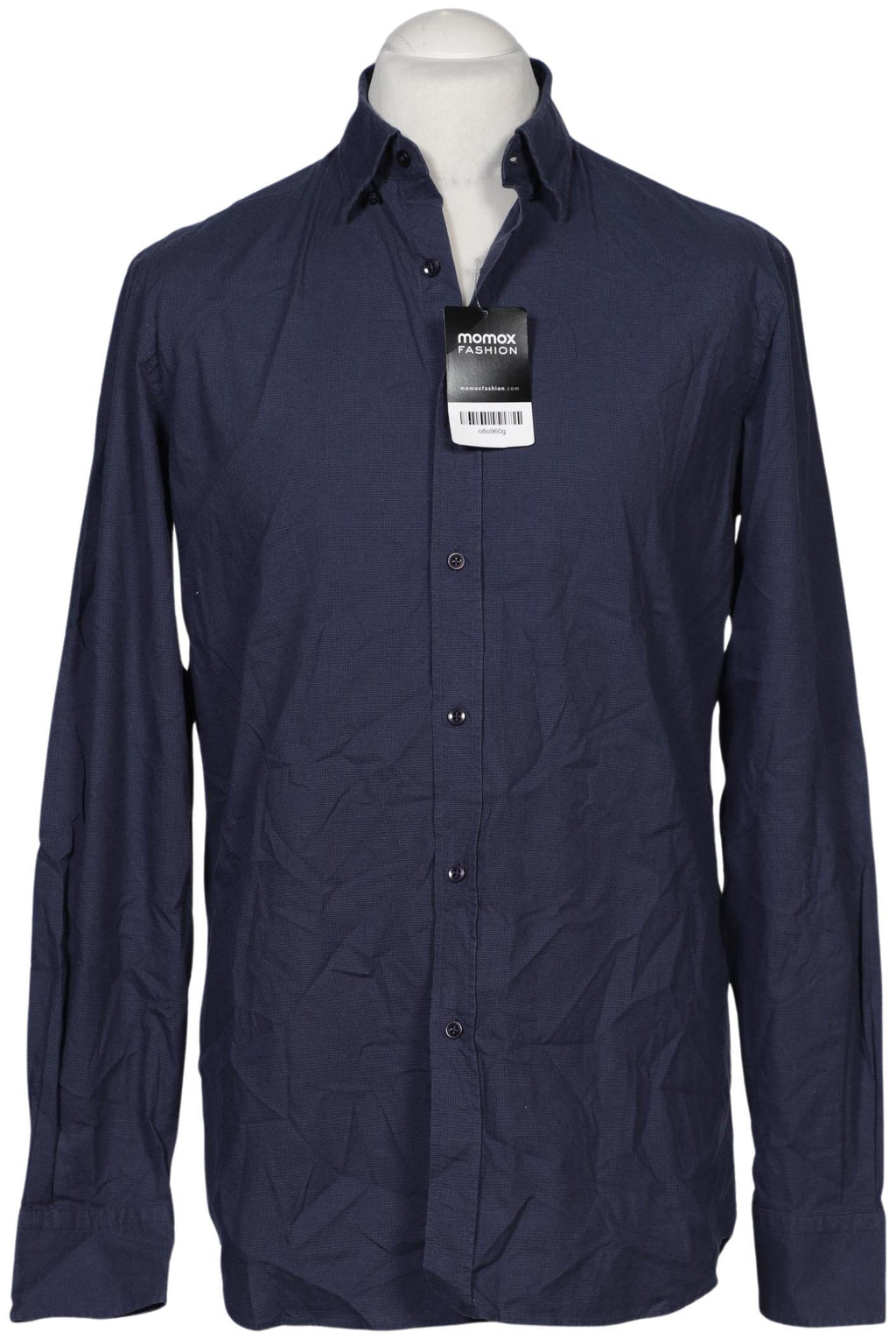 Massimo Dutti Men Shirt Navy M Cotton 10