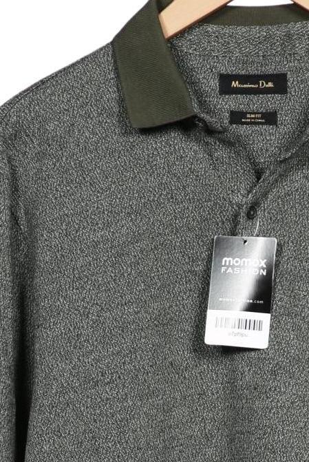 Massimo Dutti Polo Shirt Gray L Cotton 6