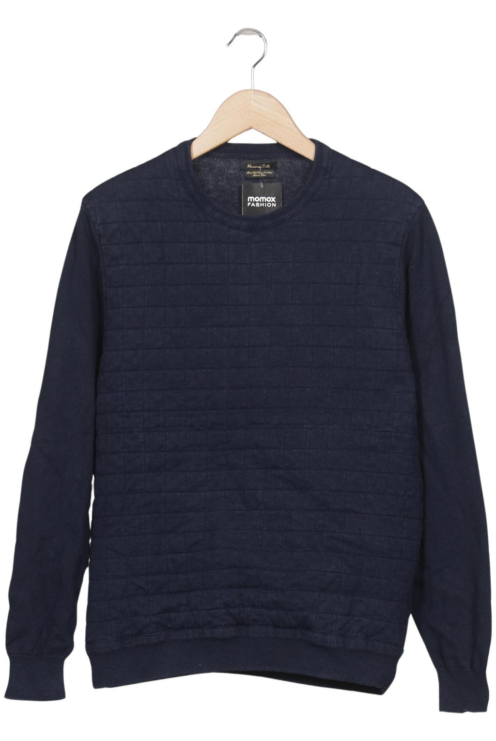 Massimo Dutti Herren Pullover Marineblau M 2