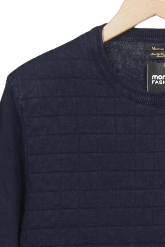 Massimo Dutti Herren Pullover Marineblau M 4