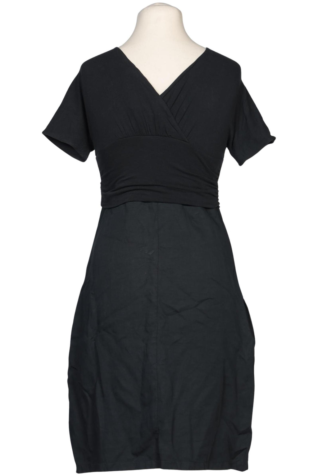 Max Mara Women's Dress Navy Blue L Linen Cotton Elastane 3