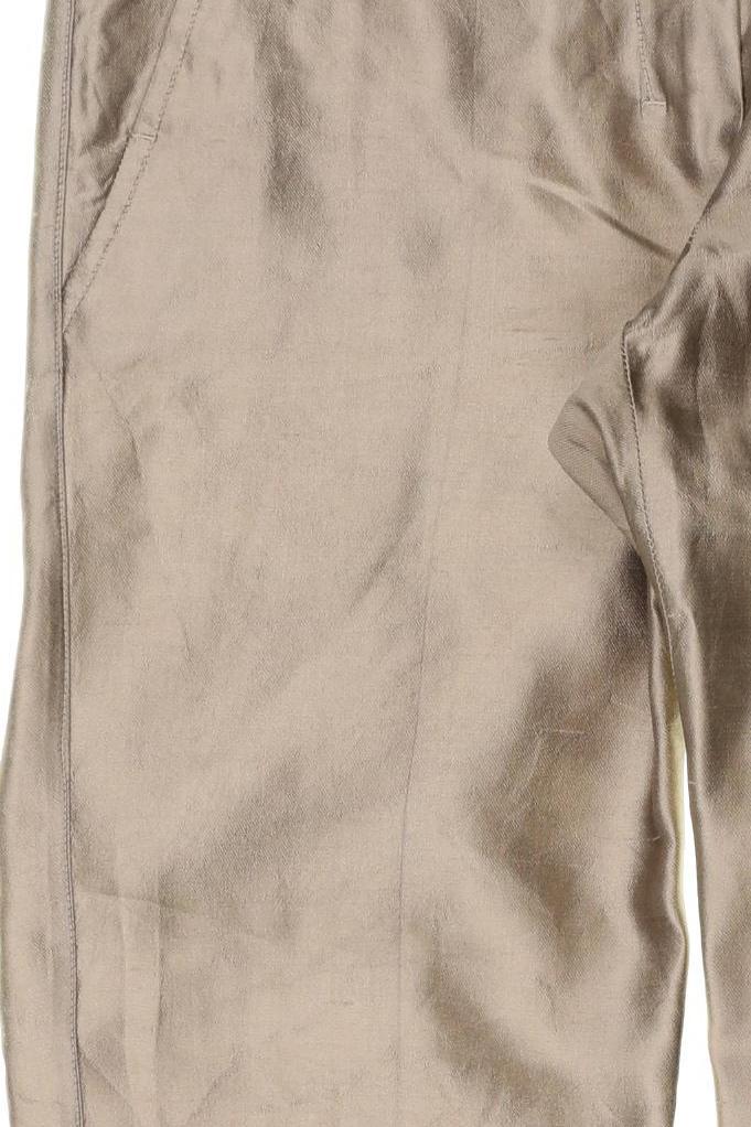 Max Mara Women's Silk Trousers Beige EU 36 4