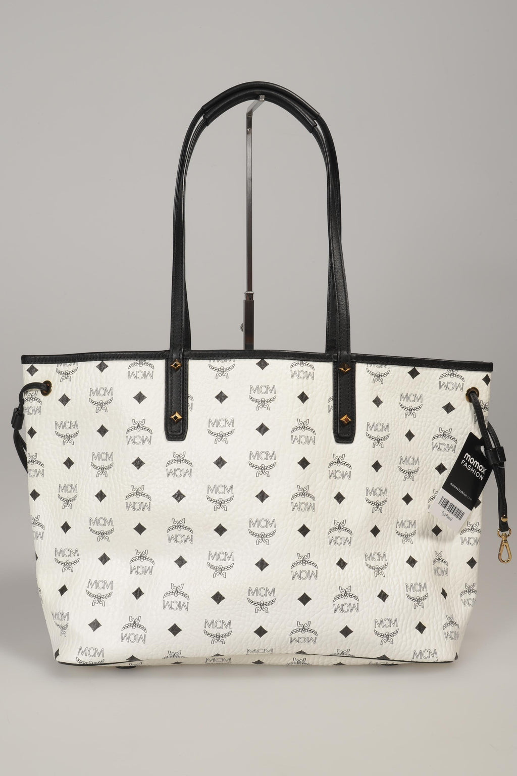 MCM Women's Large Leather Handbag White 3