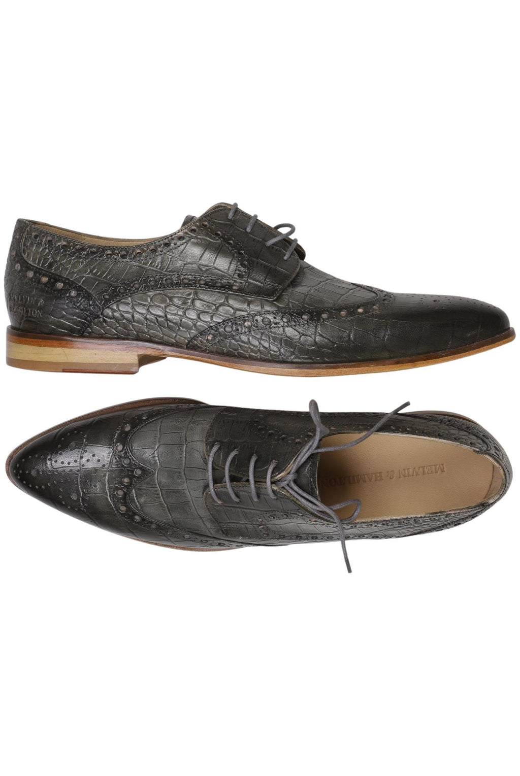Melvin & Hamilton Damen Halbschuh Gray EU 42 Leather 4