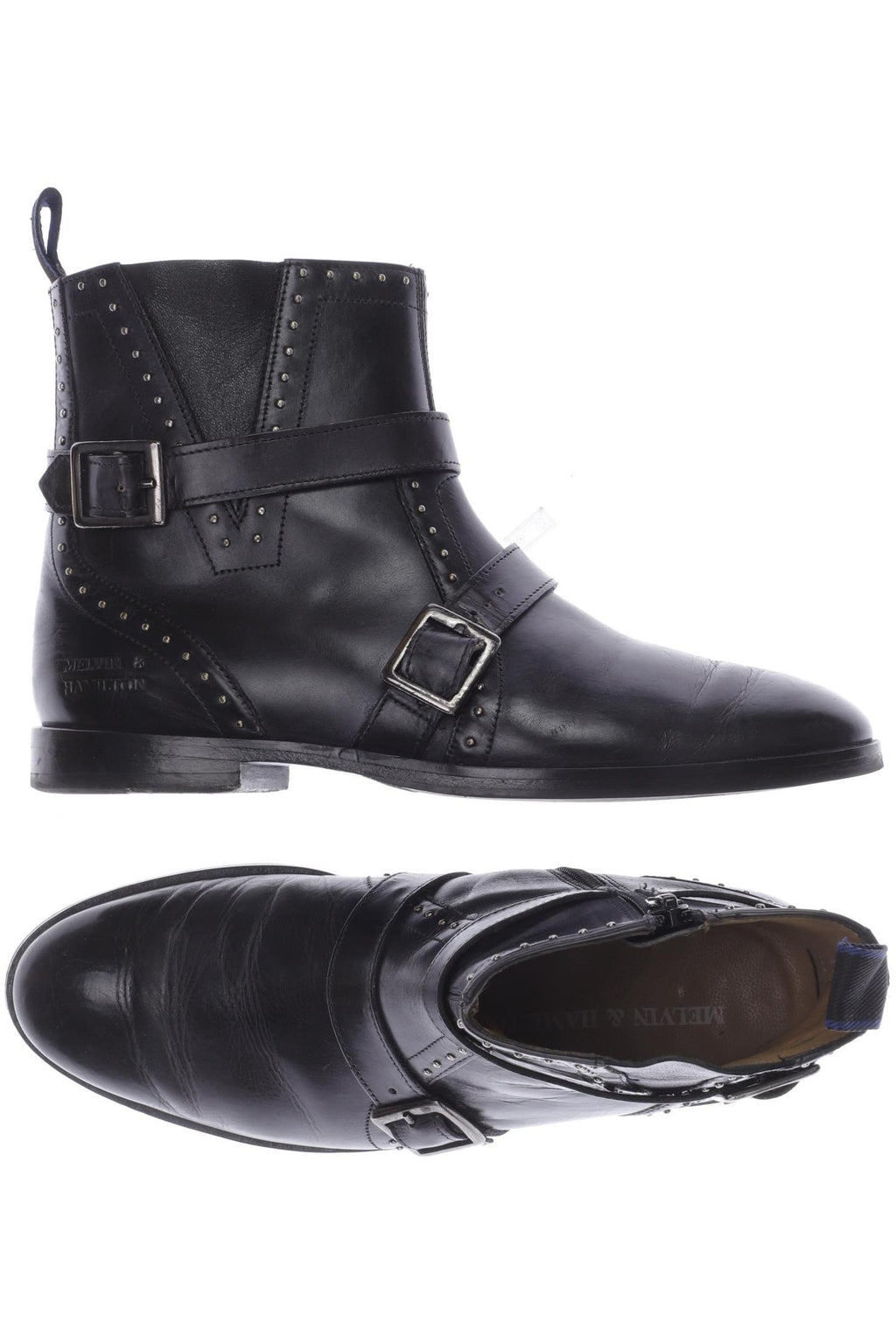 Melvin & Hamilton Women's Ankle Boot Black 35 Leather 5