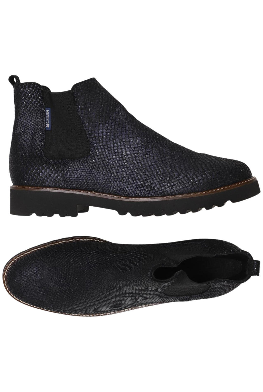 Mephisto Women's Ankle Boot Blue Leather EU 41 2