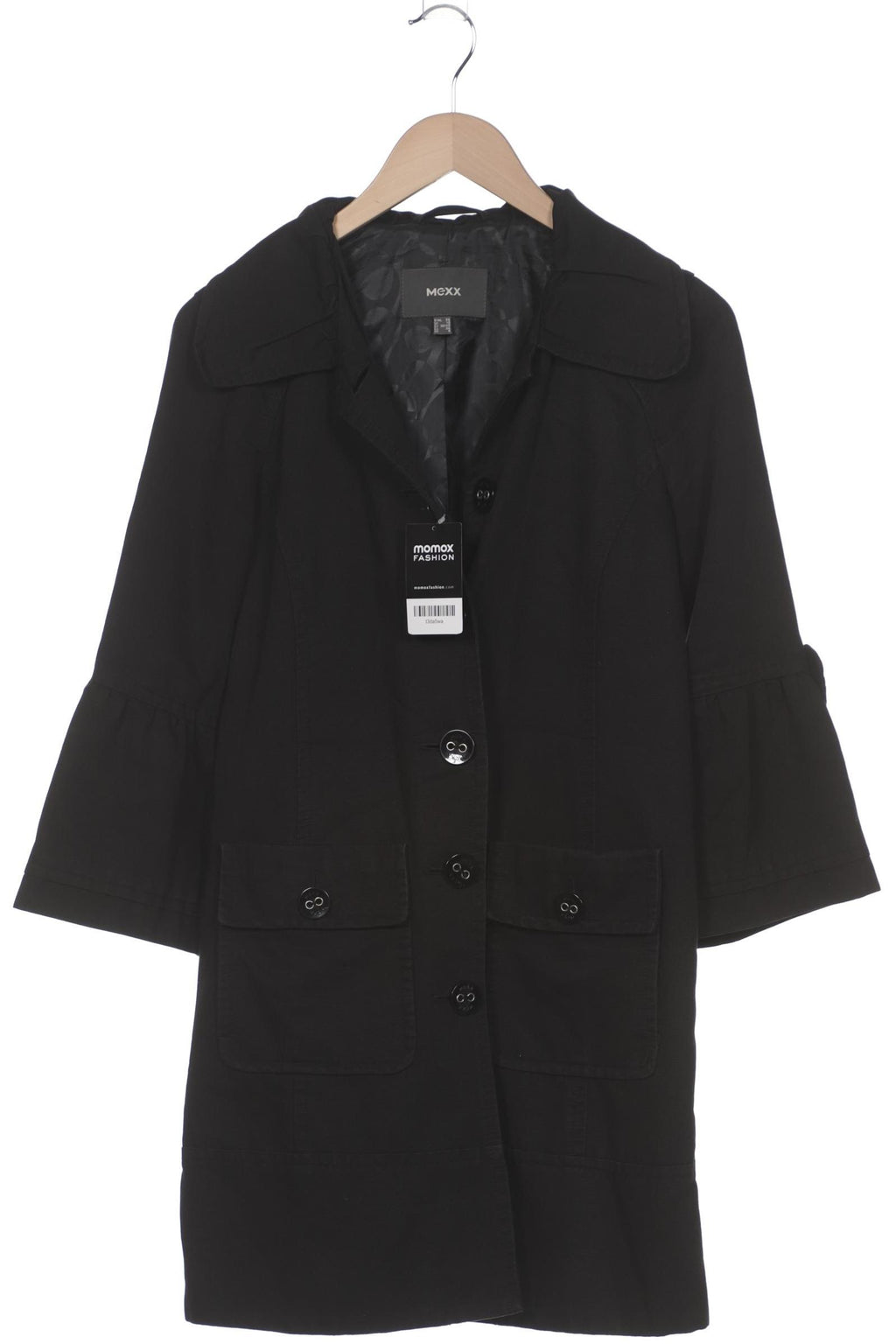 Mexx Women Coat Black EU 36 5