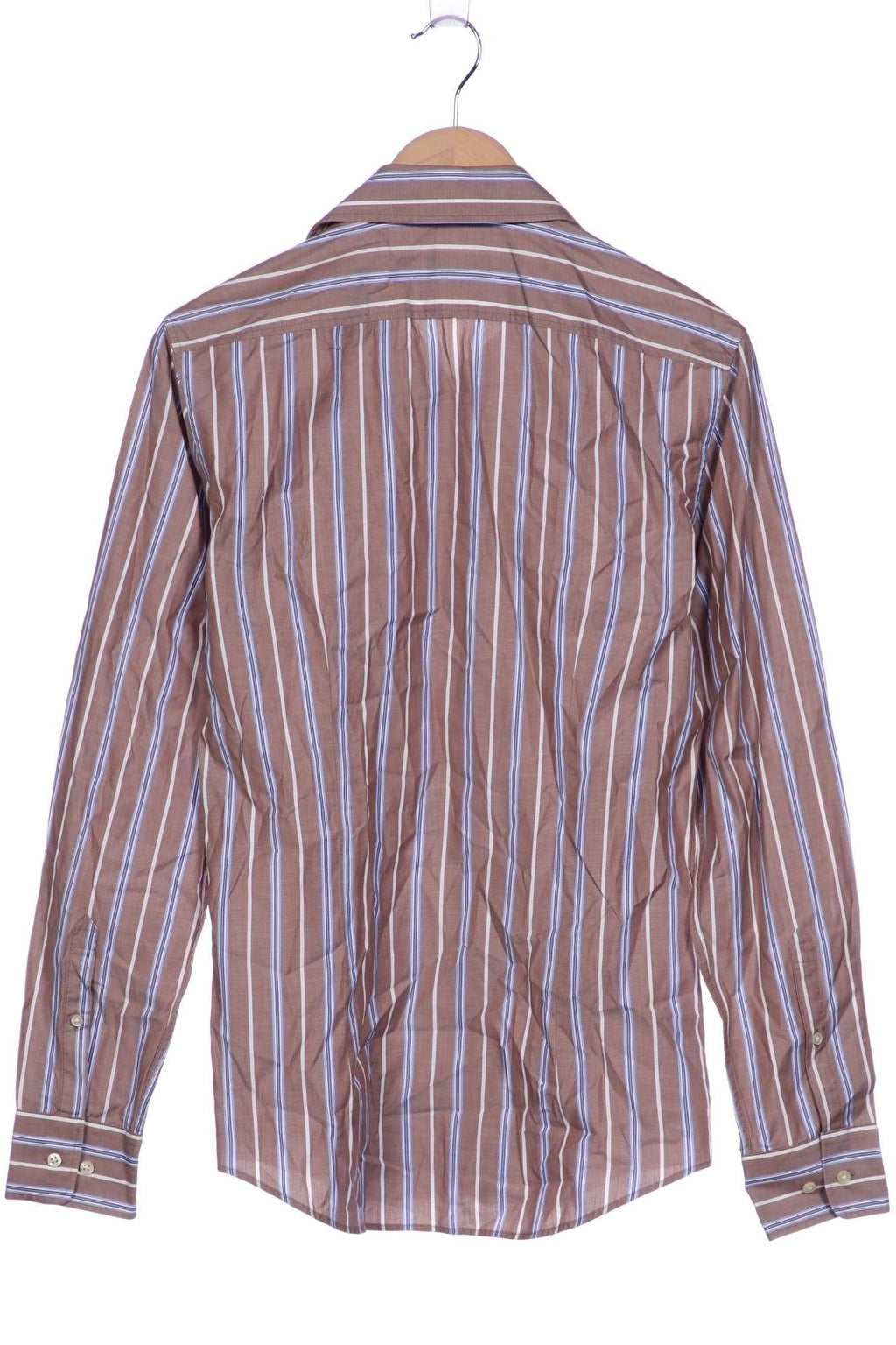 Mey Edlich Men Shirt Brown 38 Cotton 3