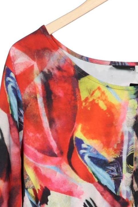 Miamoda Long Sleeve Shirt Multicolor XXL 4