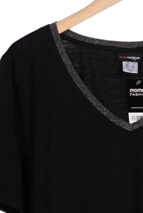 Miamoda T-shirt Femme Noir EU 48 3
