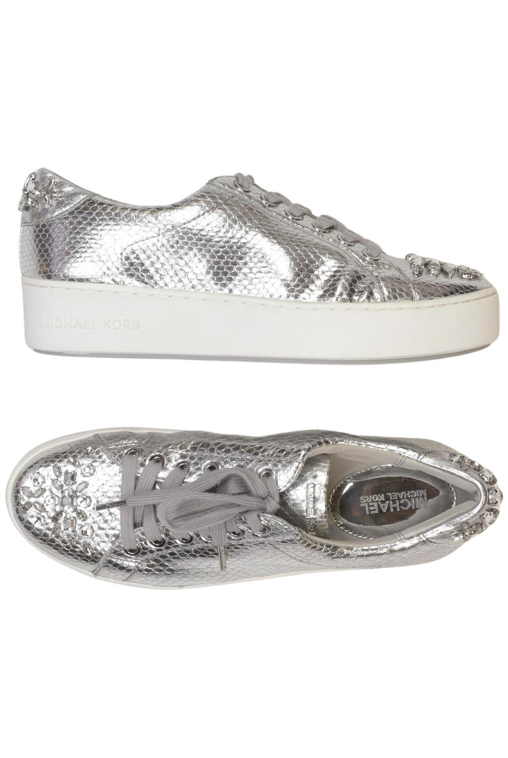 Michael Michael Kors Women's Flat Shoe Silver EU 38 2
