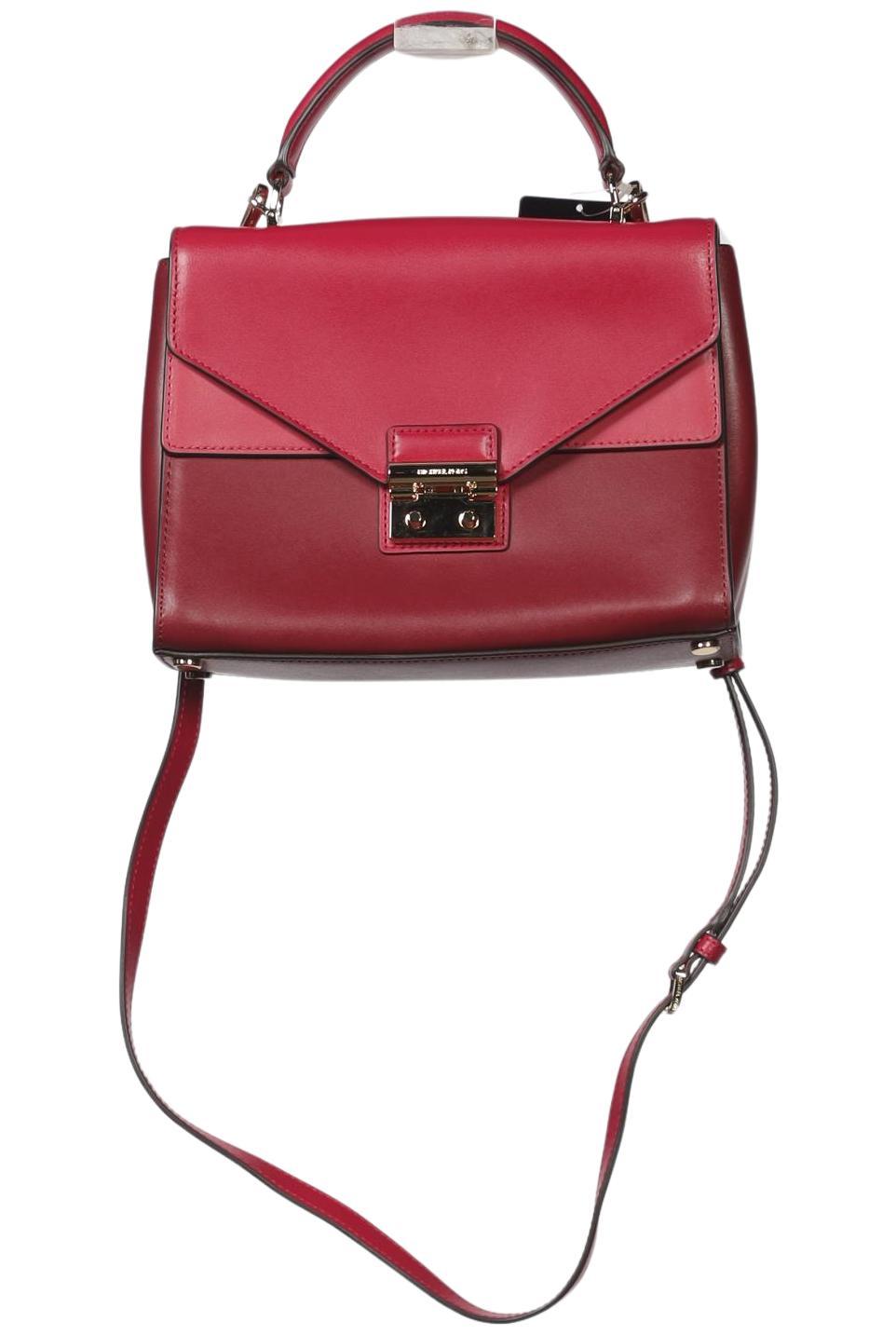 Michael Michael Kors Small Leather Handbag Red 4