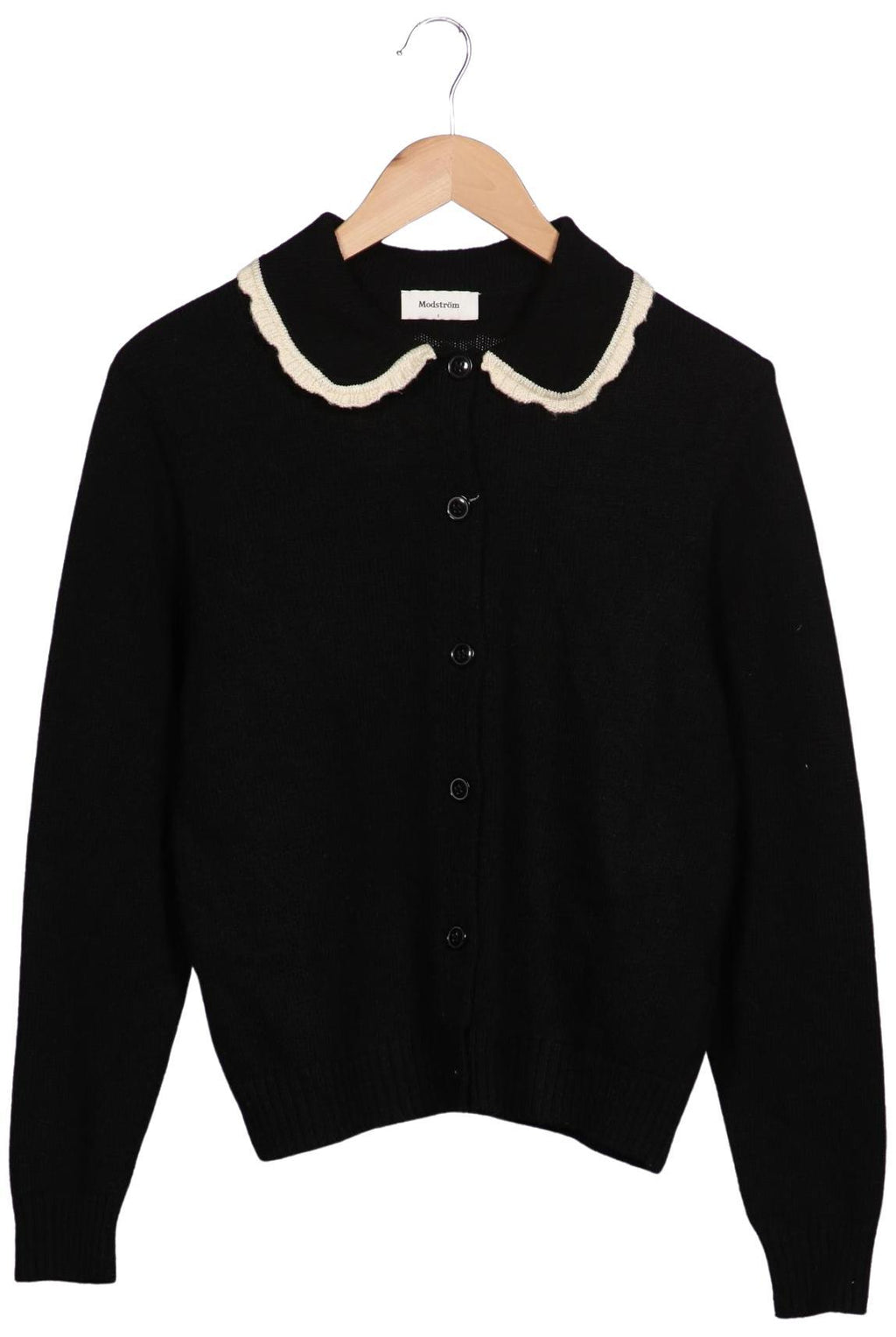 Modstroem Women's Cardigan Black Size S 2