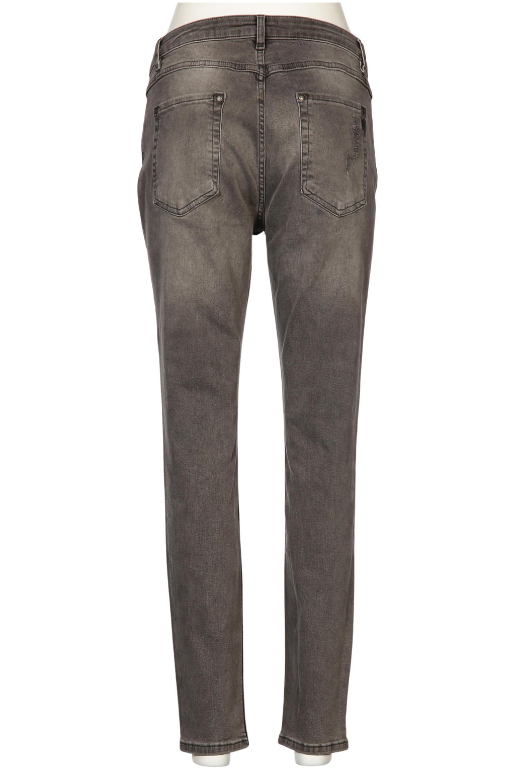 monari Jeans Femme Gris EU 38 Coton Élasthanne Seconde Main 5