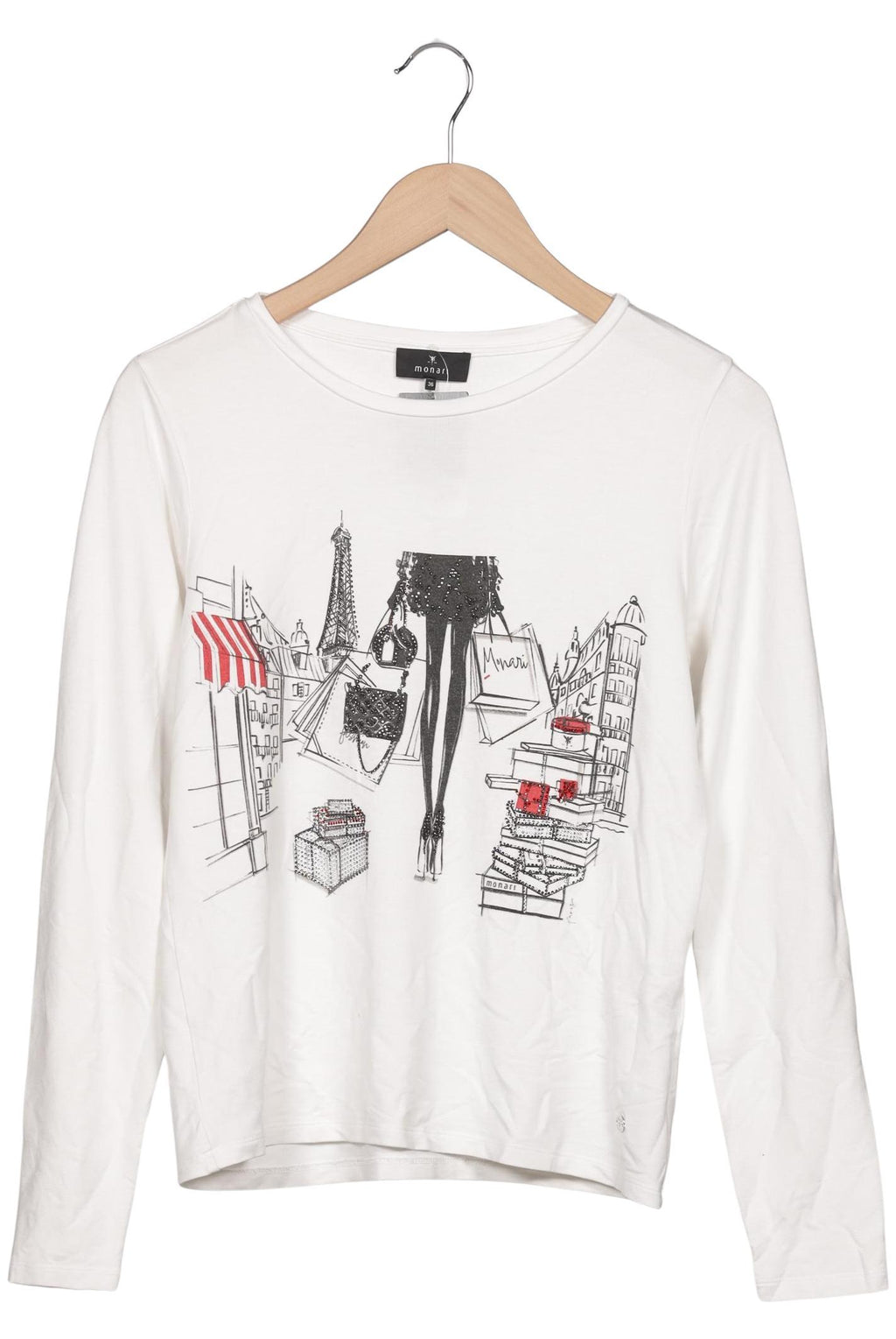 monari Women's Long Sleeve Shirt White EU 36 3