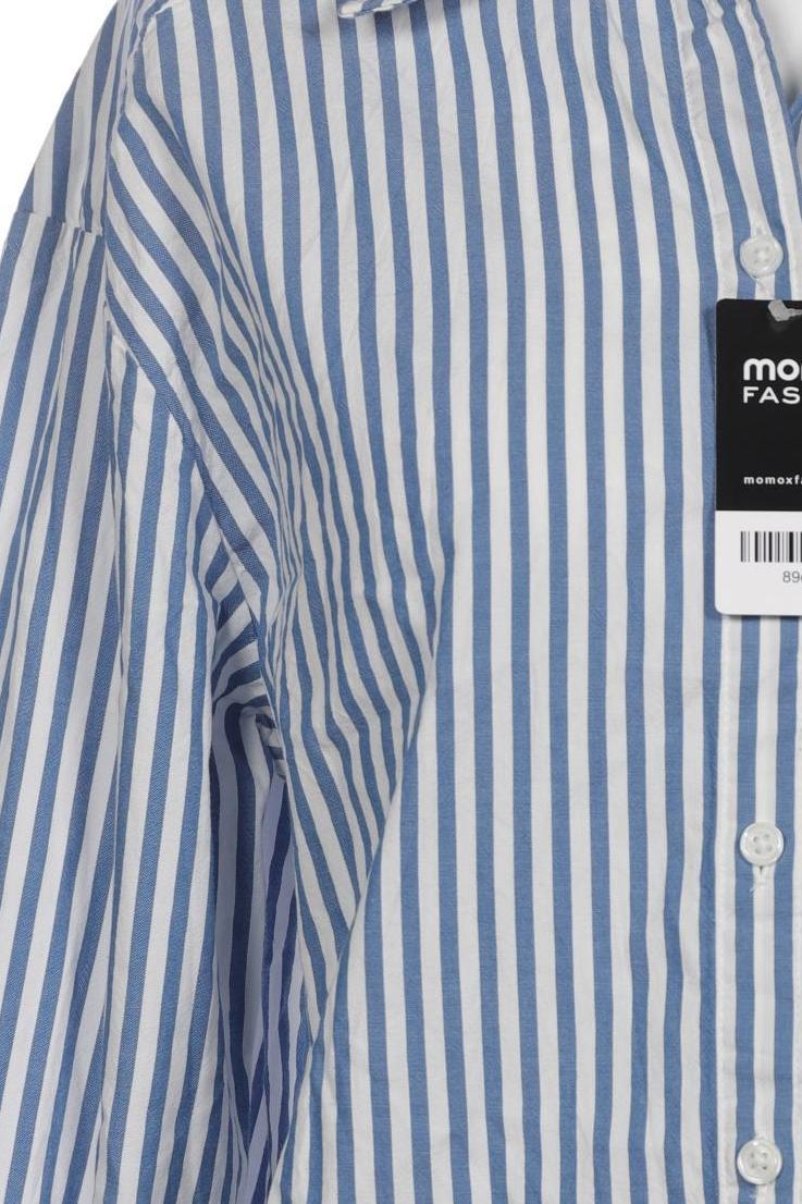 Monki Damen Blouse Blue XXS Cotton 6