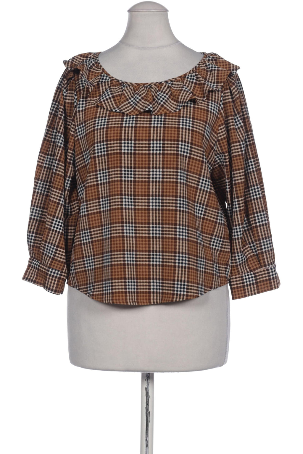 Monki Women's Blouse Brown XS Synthetic 4