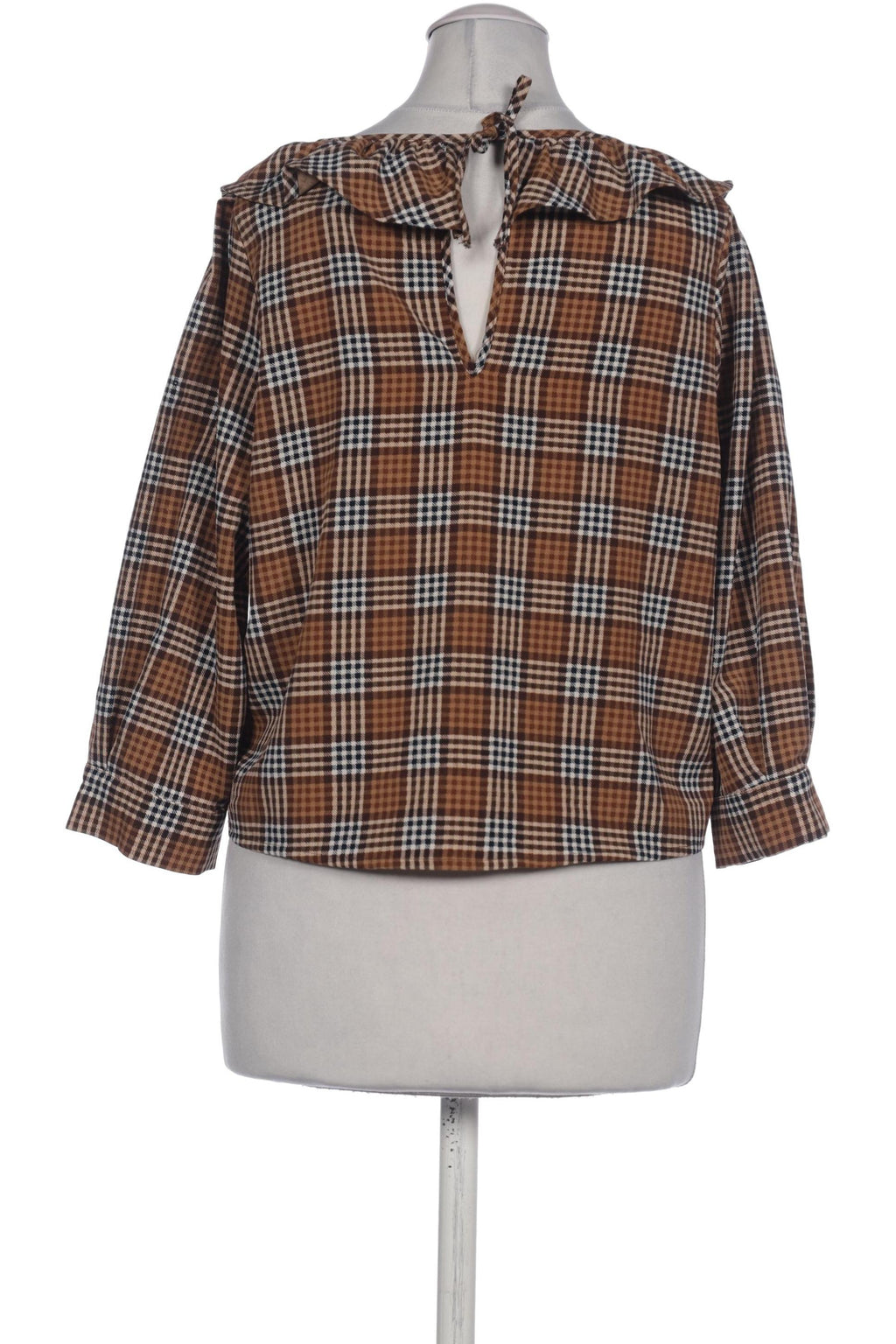Monki Women's Blouse Brown XS Synthetic 5
