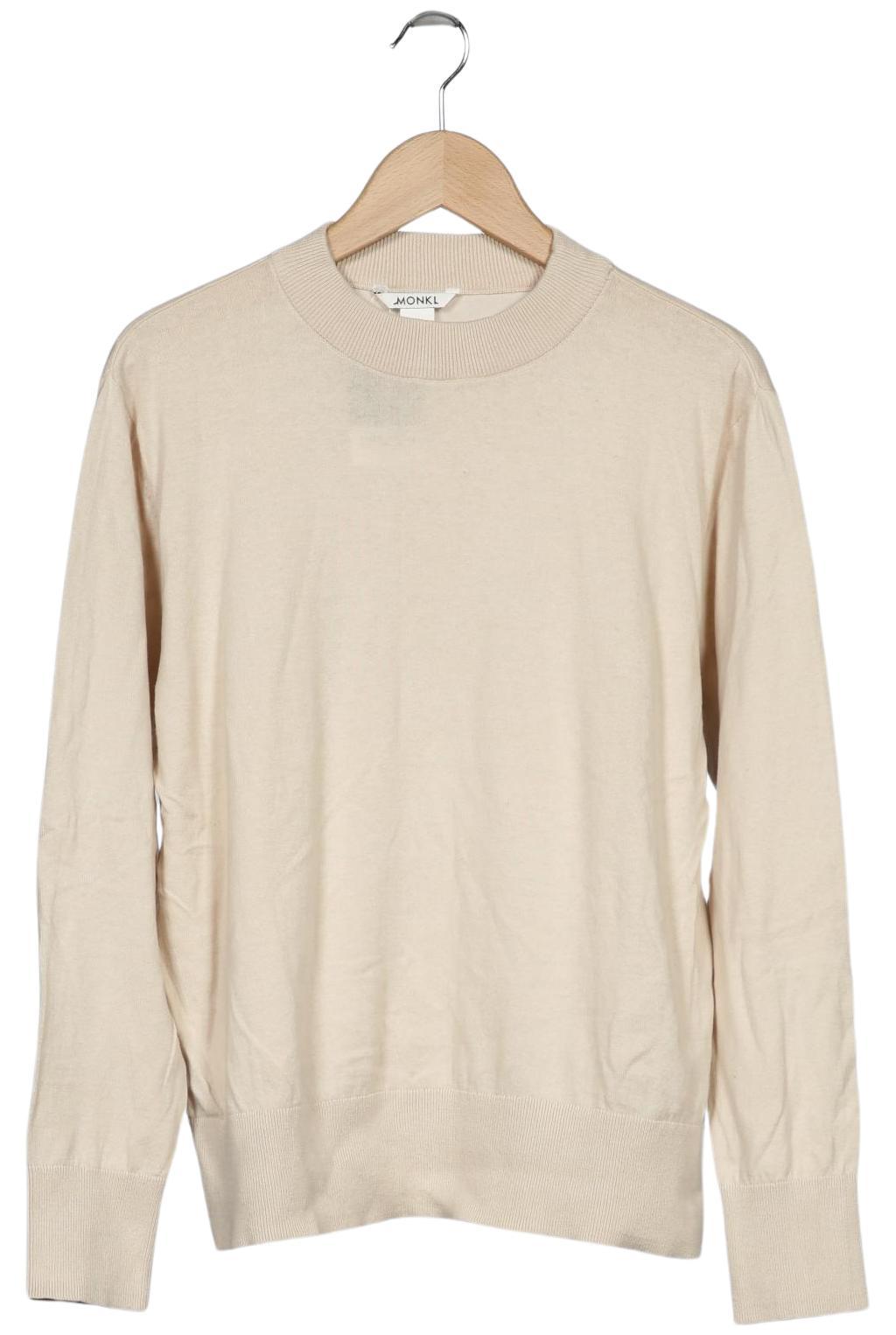 Monki Women's Sweater Beige M Cotton 2