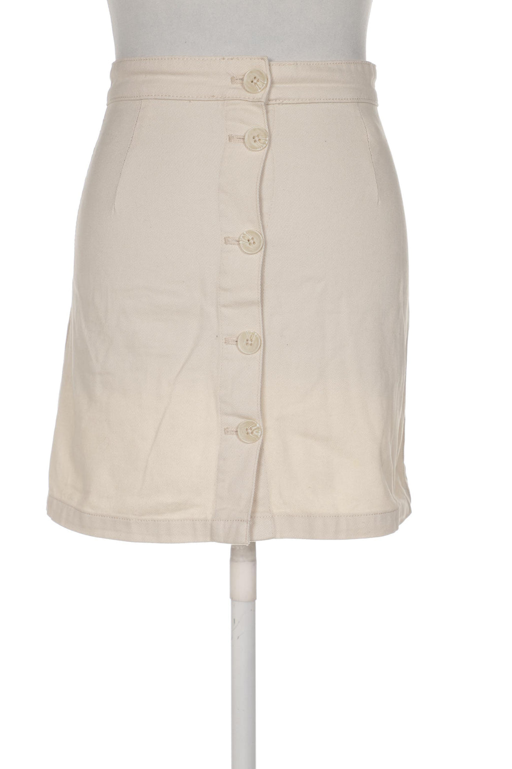 Monki Women Skirt Beige EU 34 Cotton 4