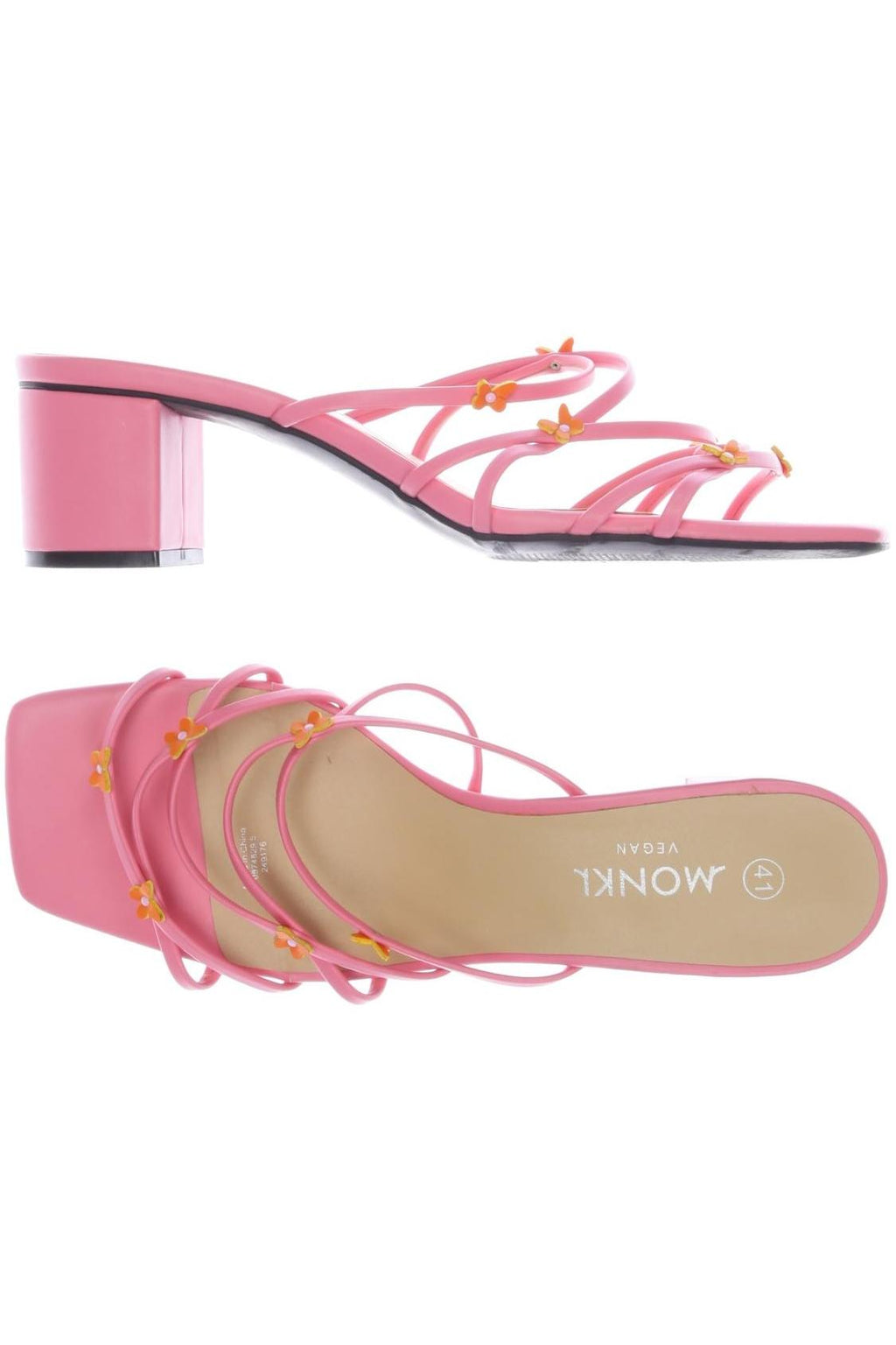 Monki Women's Sandals Pink EU 41 3